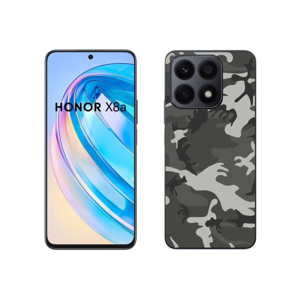 Gelový kryt mmCase na Honor X8a - maskáčový vzor