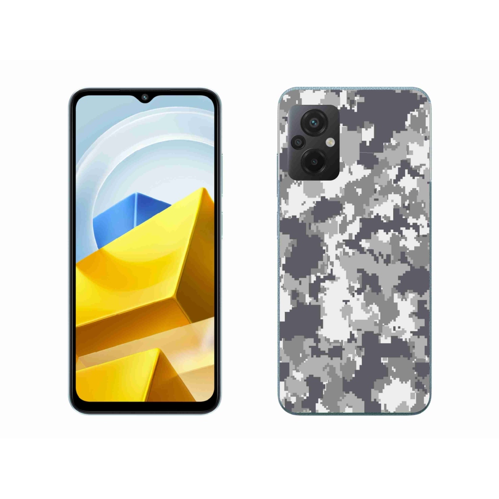 Gelový kryt mmCase na Xiaomi Poco M5 4G - maskáčový vzor 2