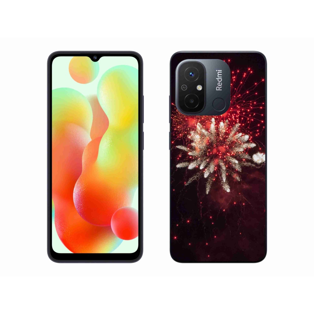 Gelový kryt mmCase na Xiaomi Redmi 12C - ohňostroj