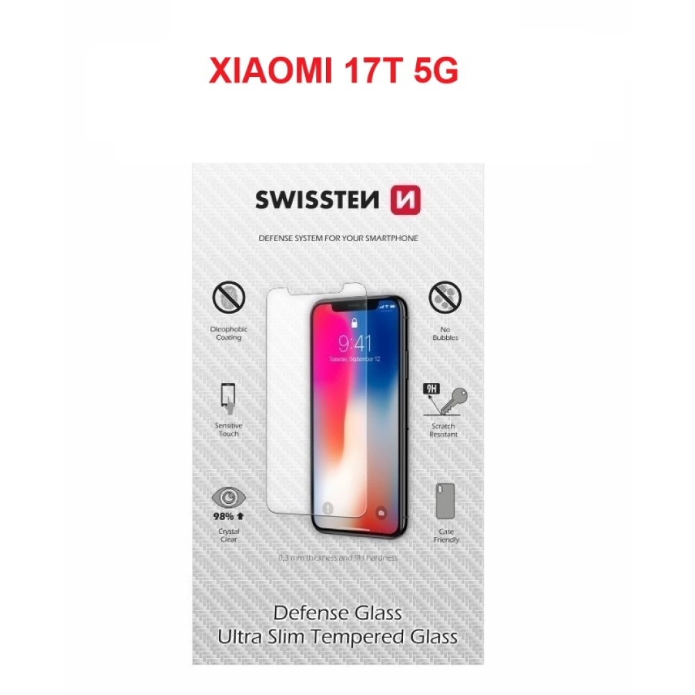 2.5D Swissten tvrzené sklo na Xiaomi 17T