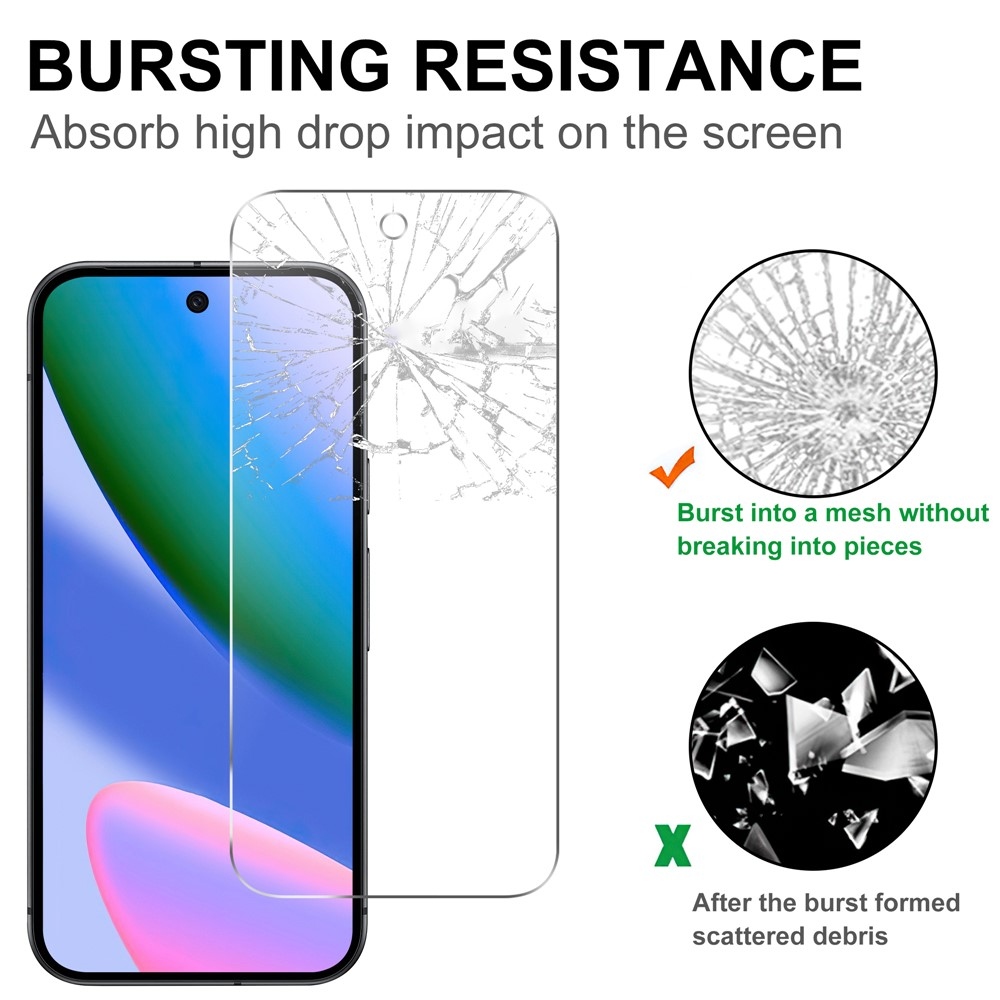 2.5D tvrzené sklo na mobil Google Pixel 10a