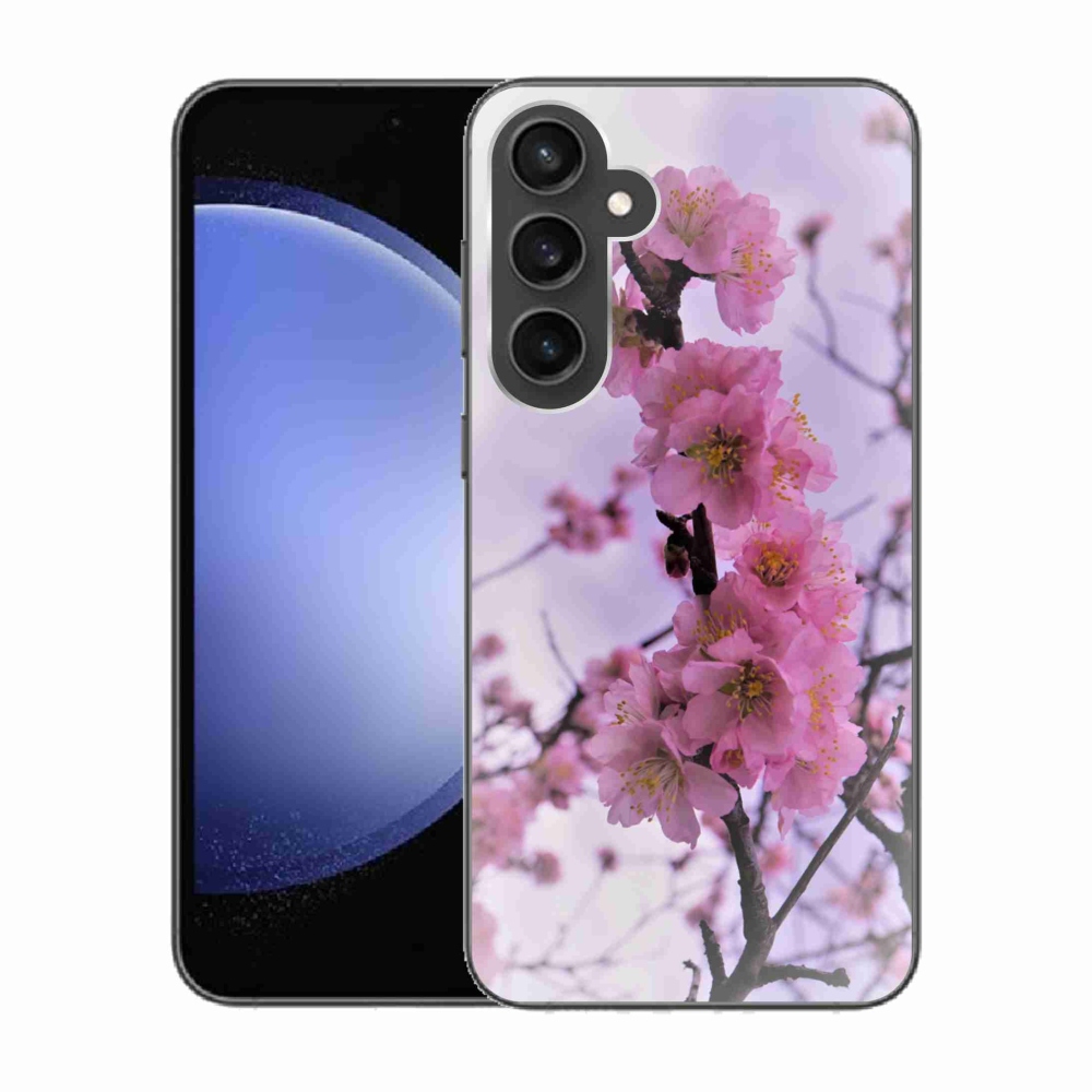 Gelový kryt mmCase na Samsung Galaxy S23 FE - květiny 7