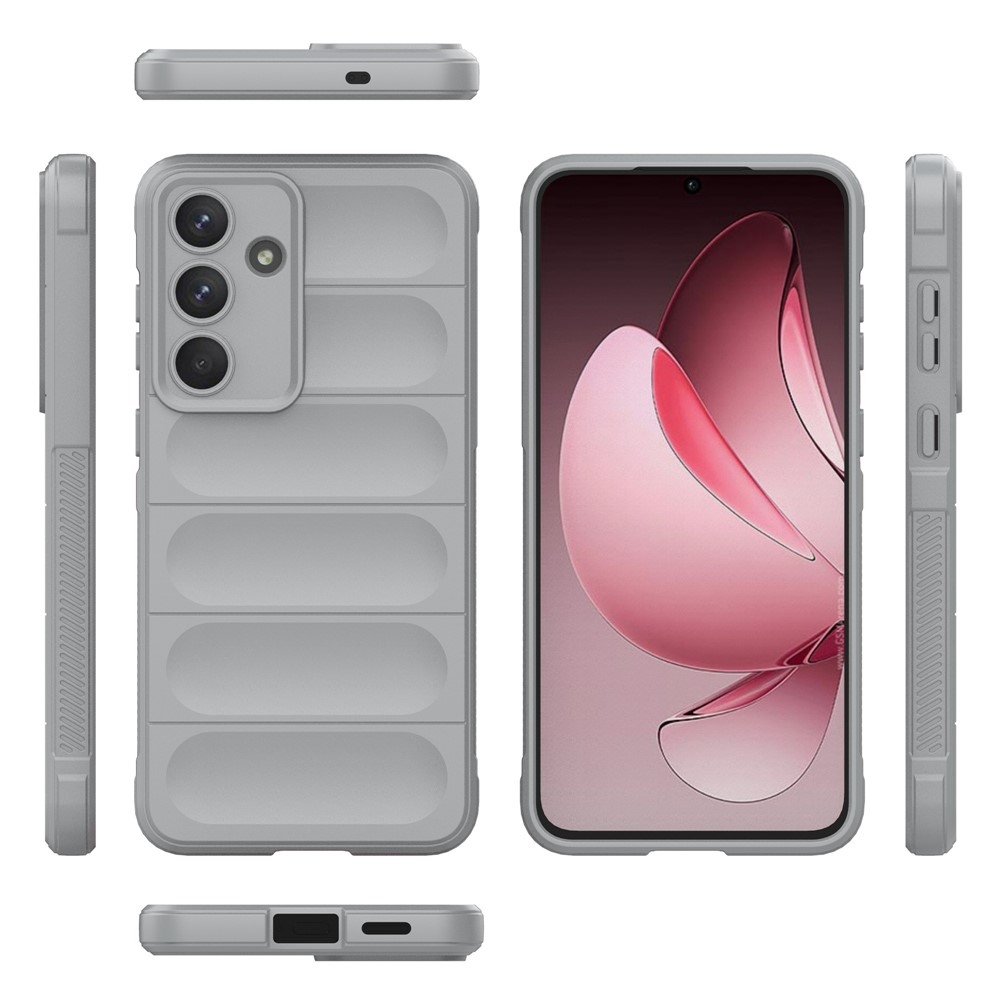 Rugg odolný gelový obal na Samsung Galaxy S25 FE - světlešedý