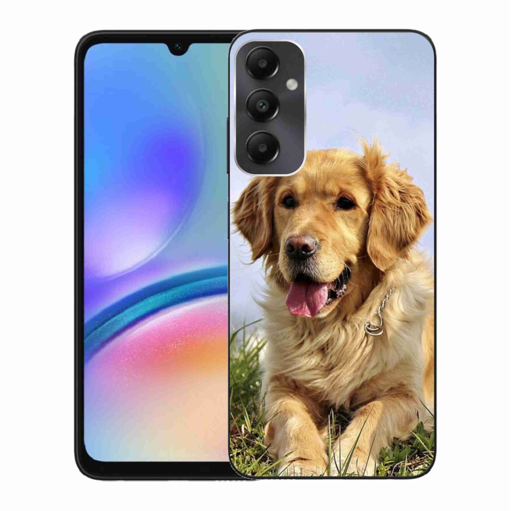 Gelový obal mmCase na Samsung Galaxy A05s - zlatý retrívr