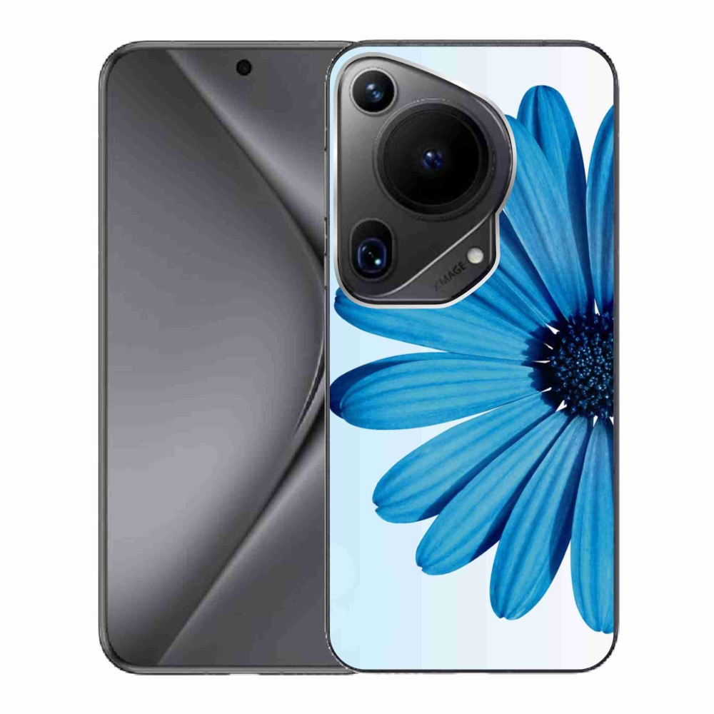 Gelový obal mmCase na Huawei Pura 70 Ultra - modrá kopretina
