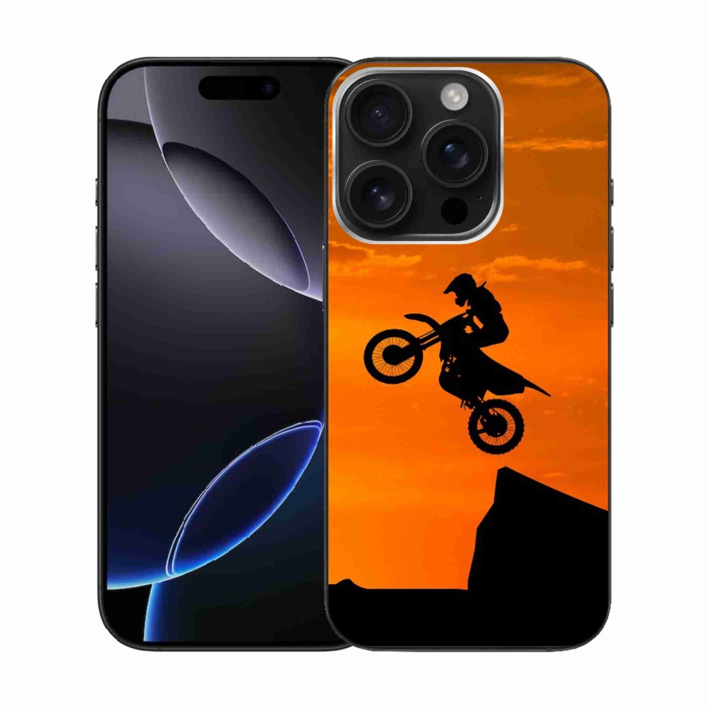 Gelový kryt mmCase na iPhone 16 Pro - motocross