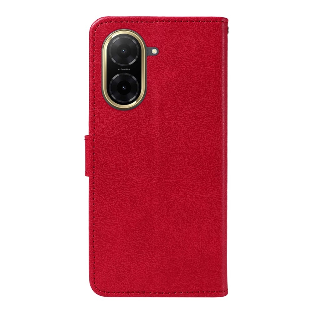 Wallet knížkové pouzdro na Xiaomi Redmi A5 (173.45x79.35x8.45mm) - červené