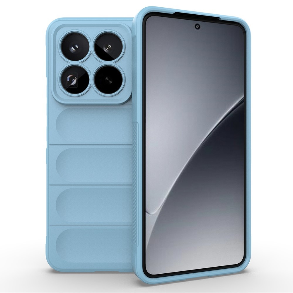 Rugg odolný gelový obal na Xiaomi 15 Pro - světlemodrý