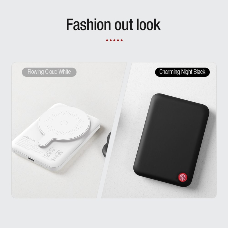 Nillkin NKT21 PowerStone Magnetická Powerbanka 5000mAh 15W Black