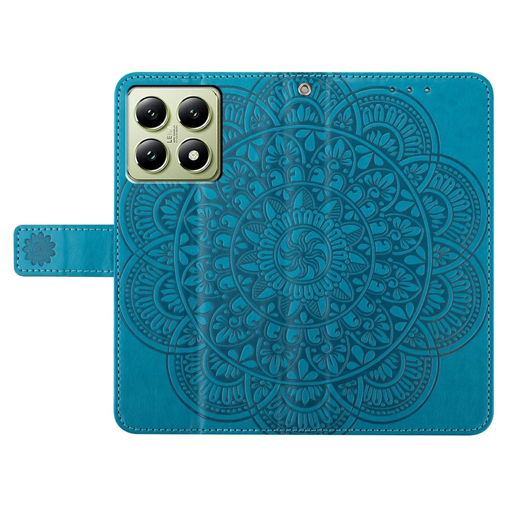 Mandala knížkové pouzdro na Xiaomi 15T Pro - modré