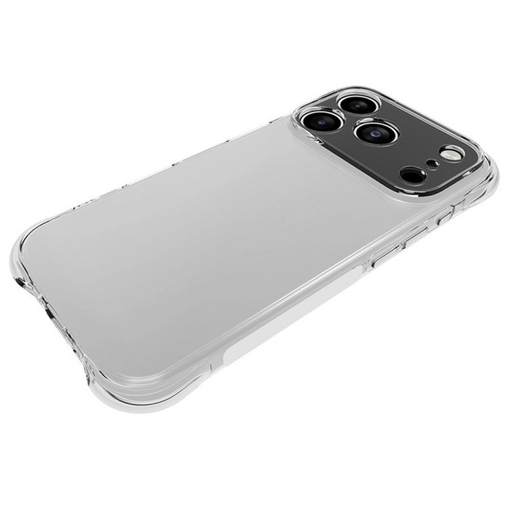 Průhledný gelový obal na iPhone 17 Pro - průhledný