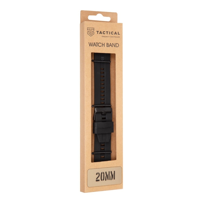 Tactical Quick Release Silikonový Řemínek 20mm Black