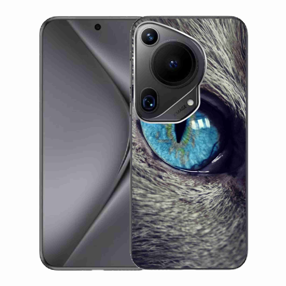 Gelový kryt mmCase na Huawei Pura 70 Ultra - modré kočičí oko