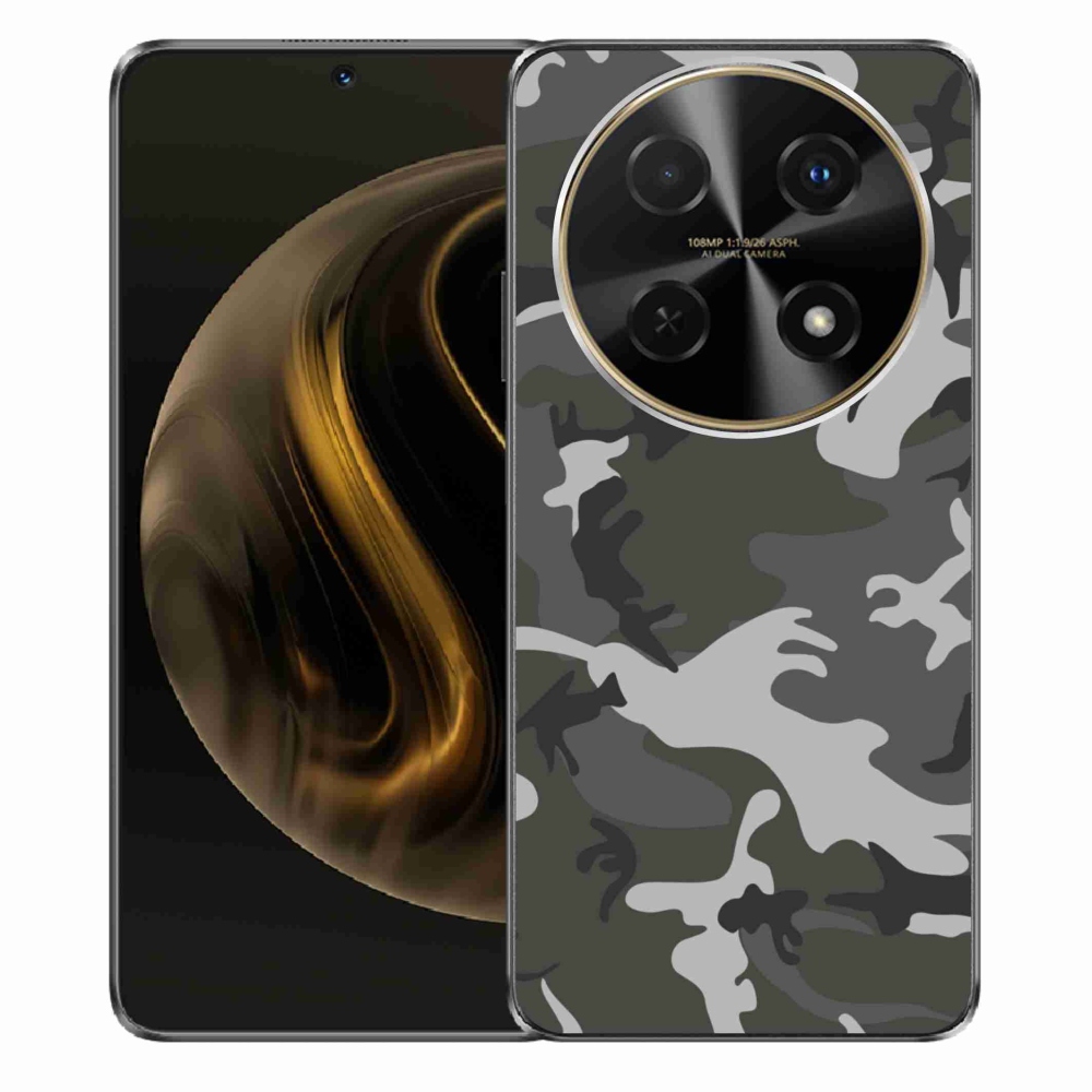 Gelový kryt mmCase na Huawei Nova 12i - maskáčový vzor