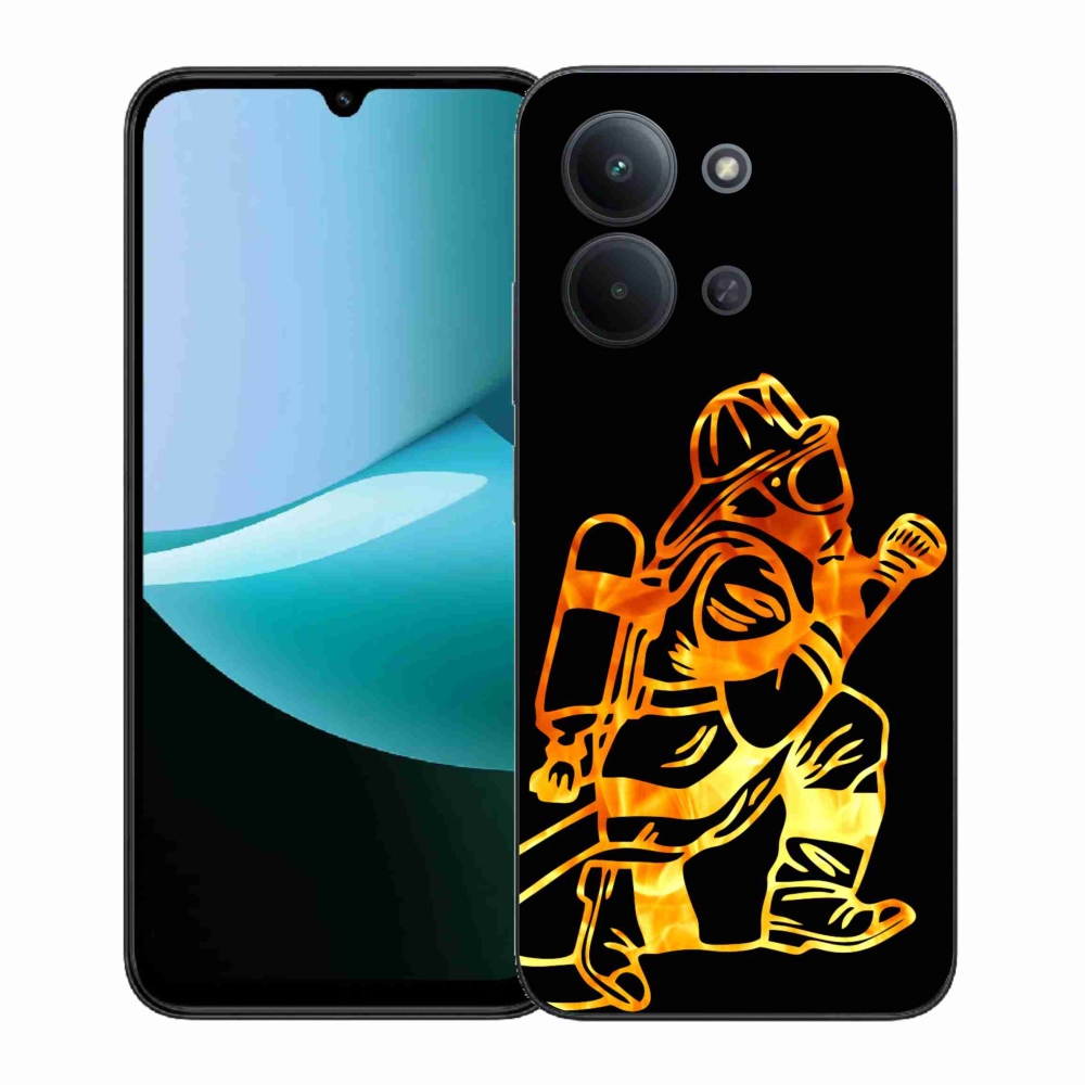 Gelový kryt mmCase na Xiaomi Redmi 15C 4G (171mm)/Poco C85 4G (171mm) - hasič 1