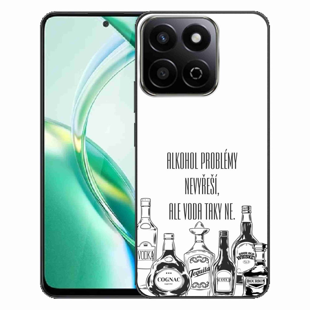 Gelový kryt mmCase na Honor 200 Smart 5G - vtipný text bílé pozadí