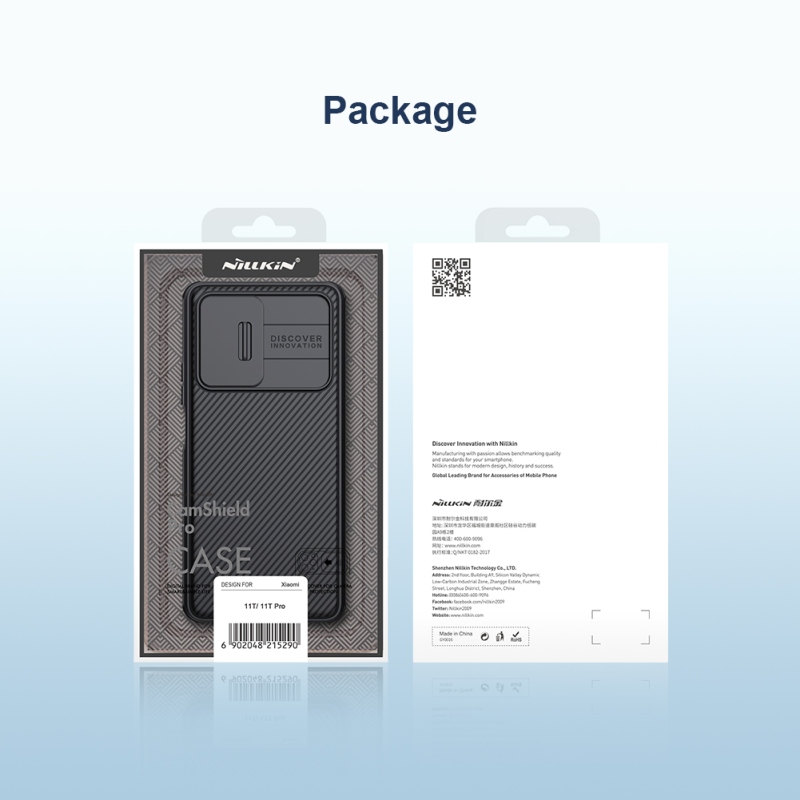 Nillkin CamShield PRO Zadní Kryt pro Xiaomi 11T/11T Pro Black