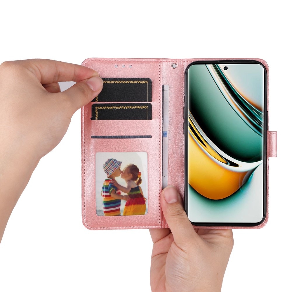 Sunflower knížkové pouzdro na Realme 11 Pro 5G/11 Pro+ 5G - růžové