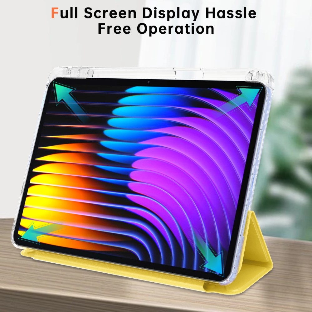 Origami chytré polohovací pouzdro na tablet Xiaomi Pad 7/7 Pro - žluté