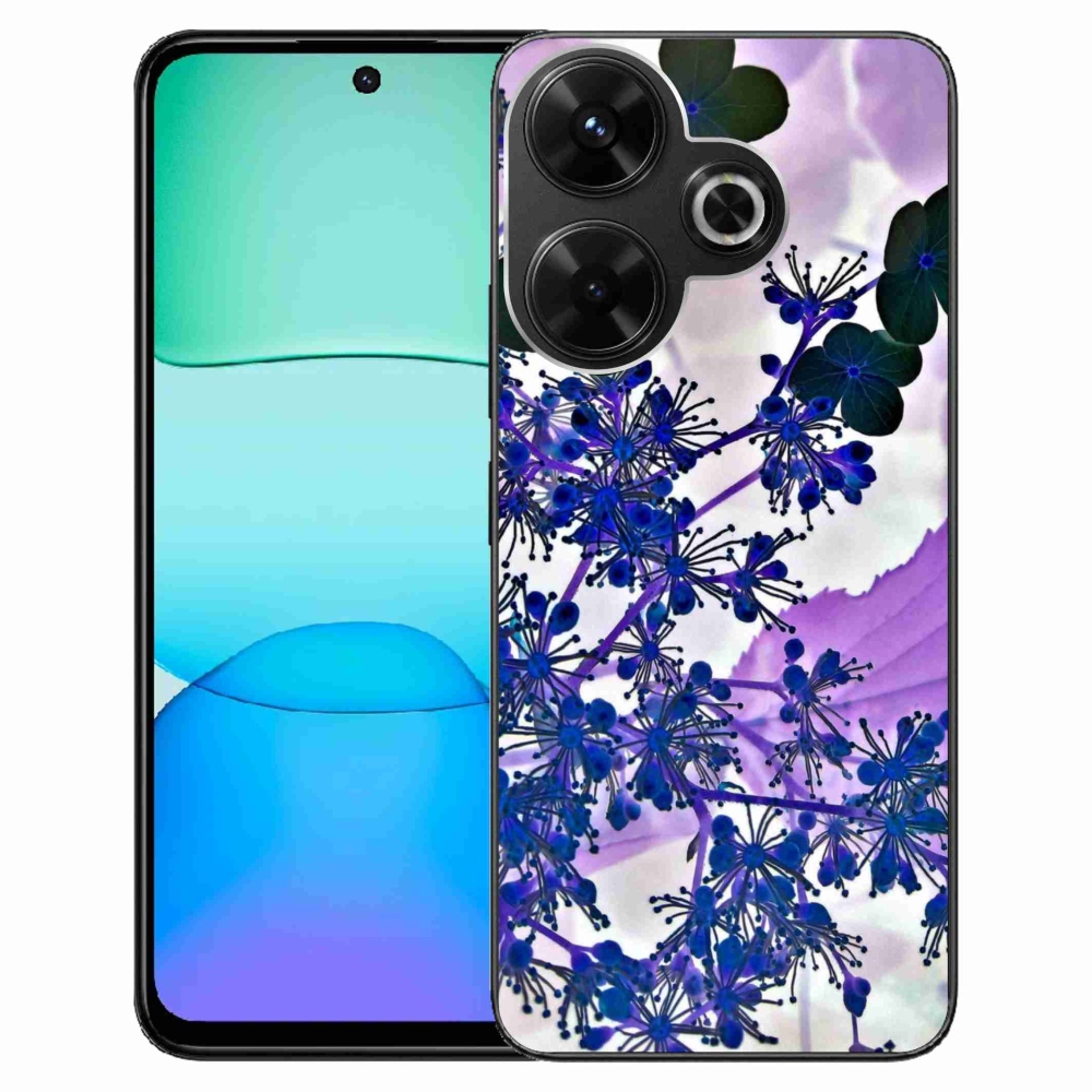 Gelový kryt mmCase na Xiaomi Redmi 13 4G/Poco M6 4G - květ hortenzie