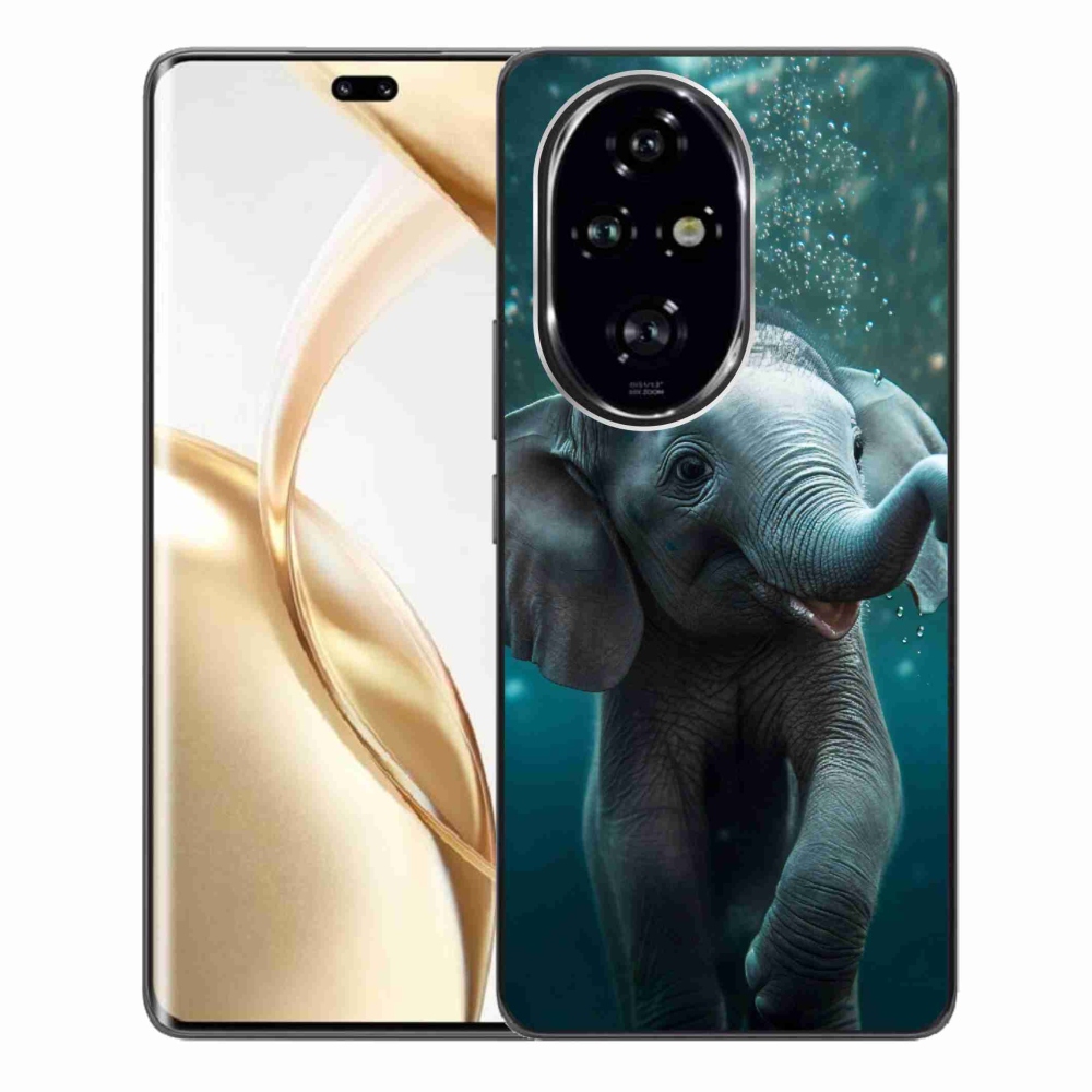 Gelový kryt mmCase na Honor 200 Pro 5G - slůně pod vodou
