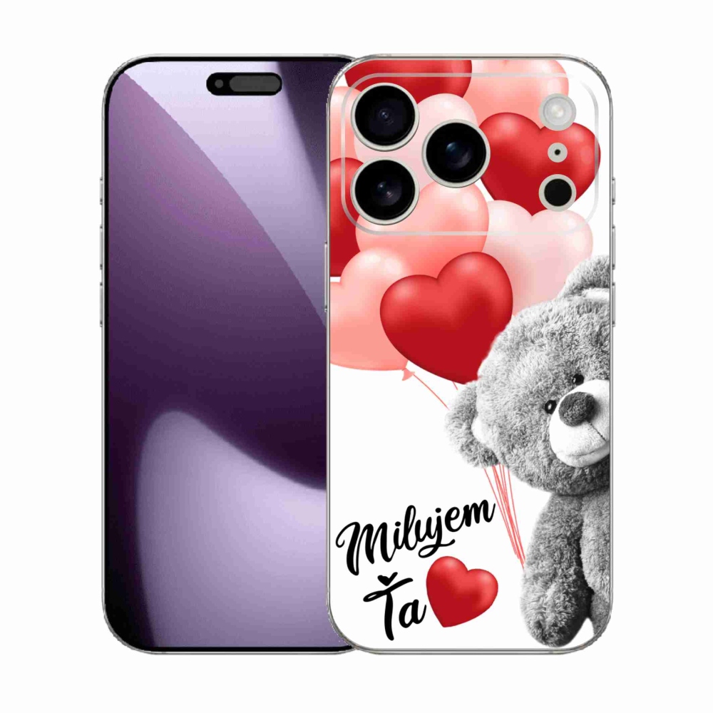 Gelový kryt mmCase na iPhone 17 Pro - milujem Ťa sk