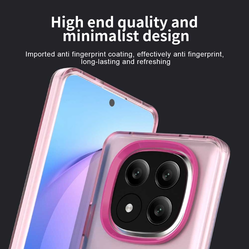 Candy gelový obal s MagSafe na Xiaomi Redmi Note 14 Pro+ 5G - růžový