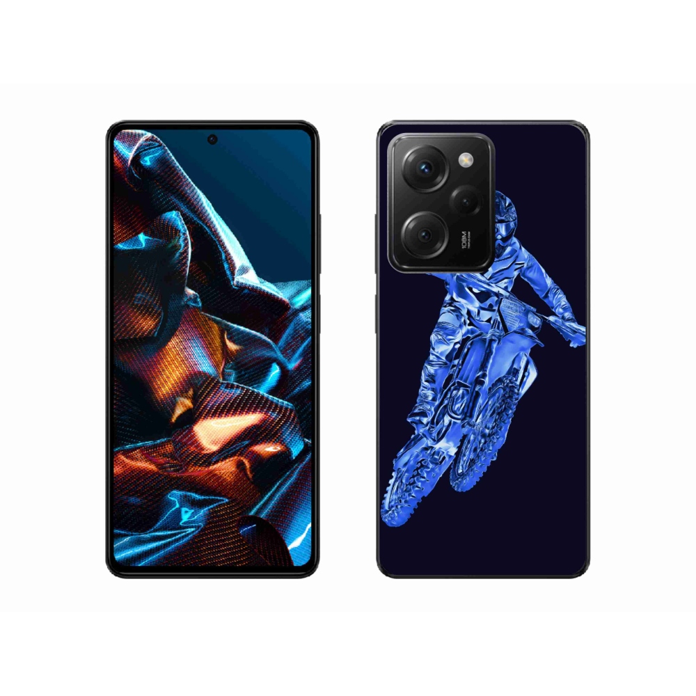 Gelový kryt mmCase na Xiaomi Poco X5 Pro 5G - motocross 1