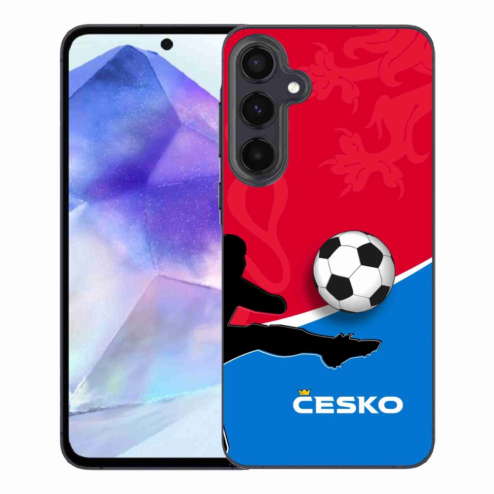 Gelový kryt mmCase na Samsung Galaxy A55 5G - fotbal Česko 2