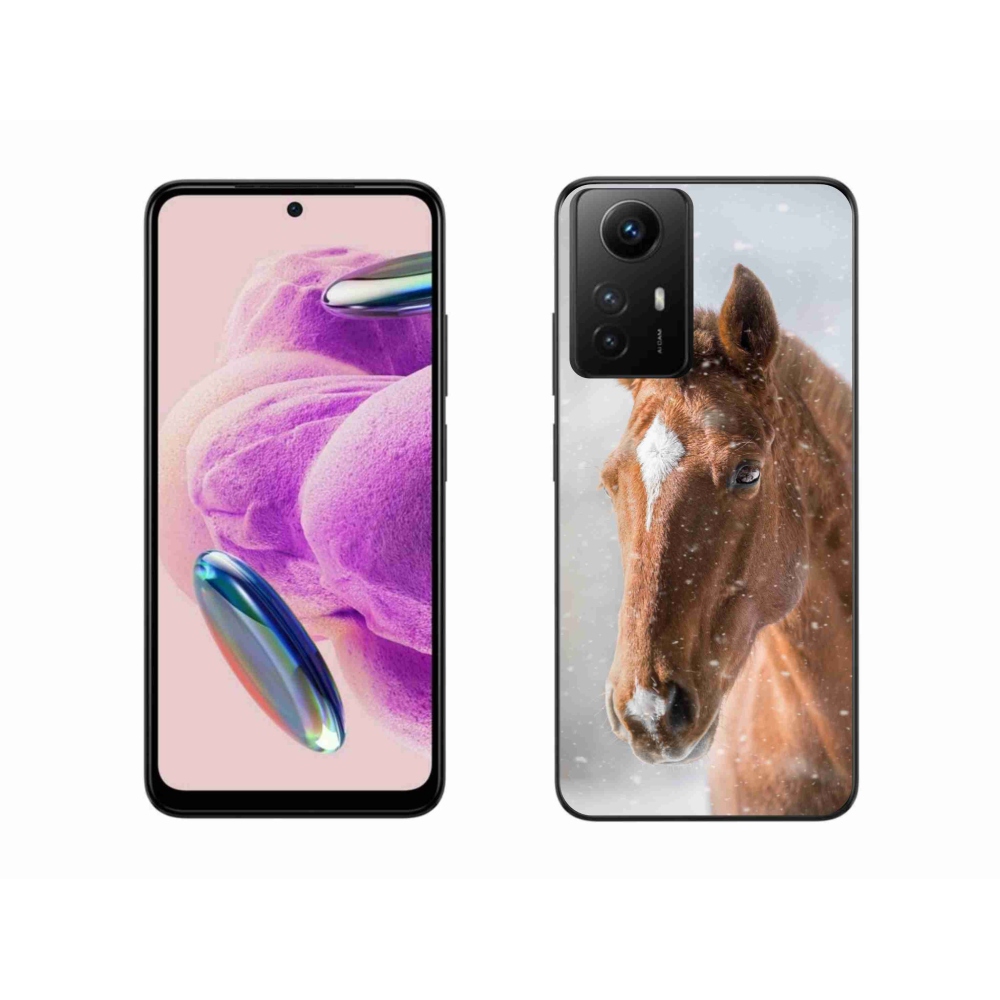 Gelový kryt mmCase na Xiaomi Redmi Note 12S - hnědý kůň 2