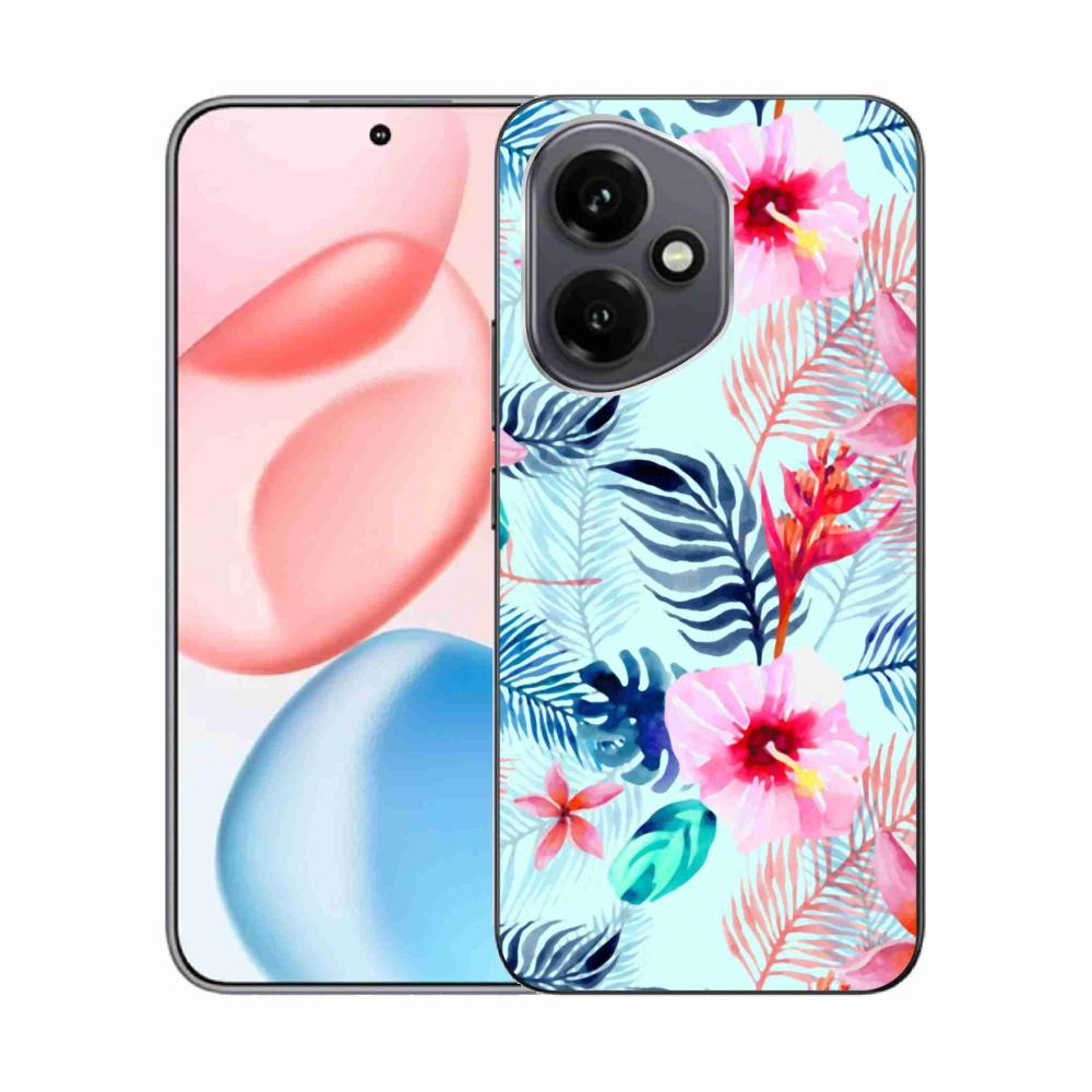 Gelový kryt mmCase na Honor 400 - květiny