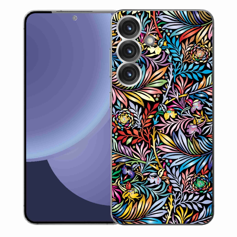 Gelový kryt mmCase na Samsung Galaxy S25+ - květiny 5