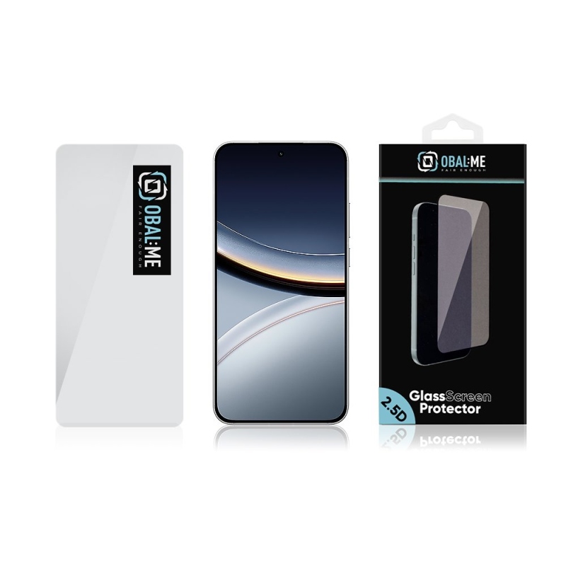 OBAL:ME 2.5D Tvrzené Sklo pro Xiaomi Poco F7 Clear