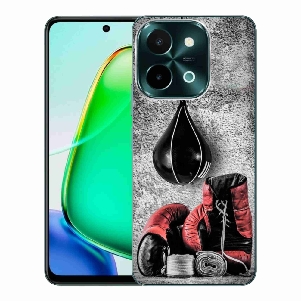 Gelový kryt mmCase na Vivo Y28 - boxovací pytel a rukavice