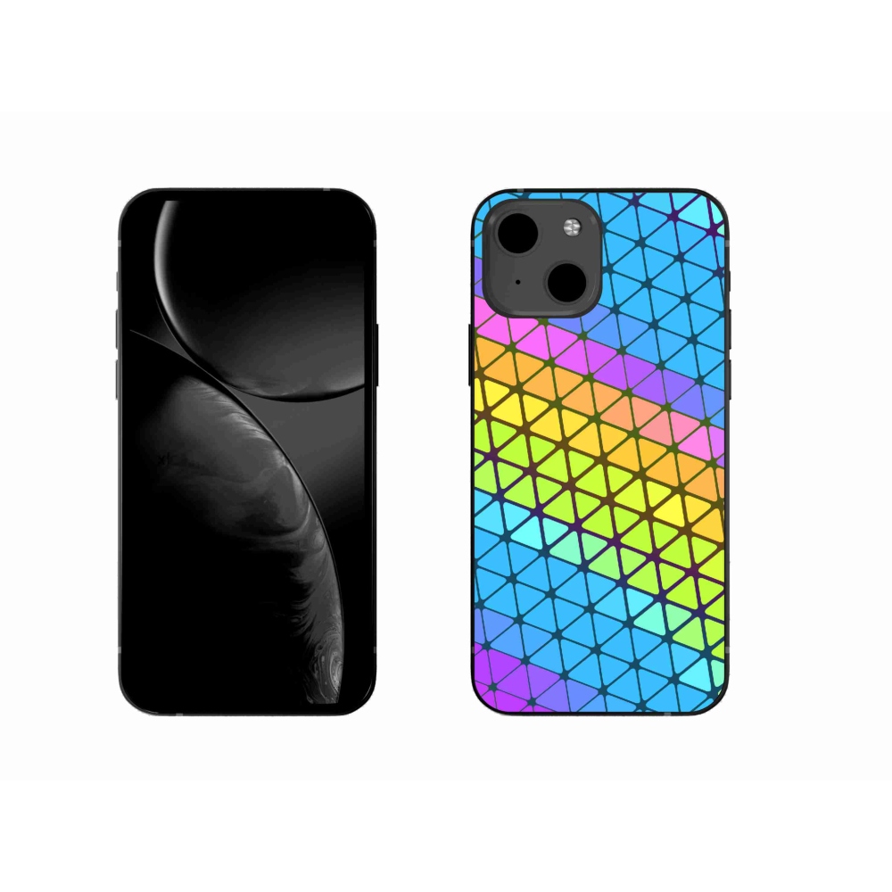 Gelový kryt mmCase na iPhone 13 - abstraktní motiv 16