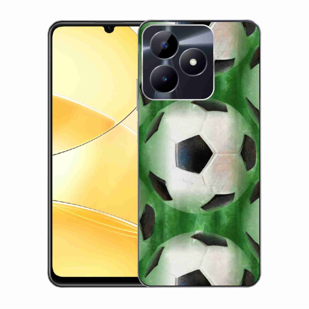 Gelový kryt mmCase na Realme C51/C53 - fotbalový míč