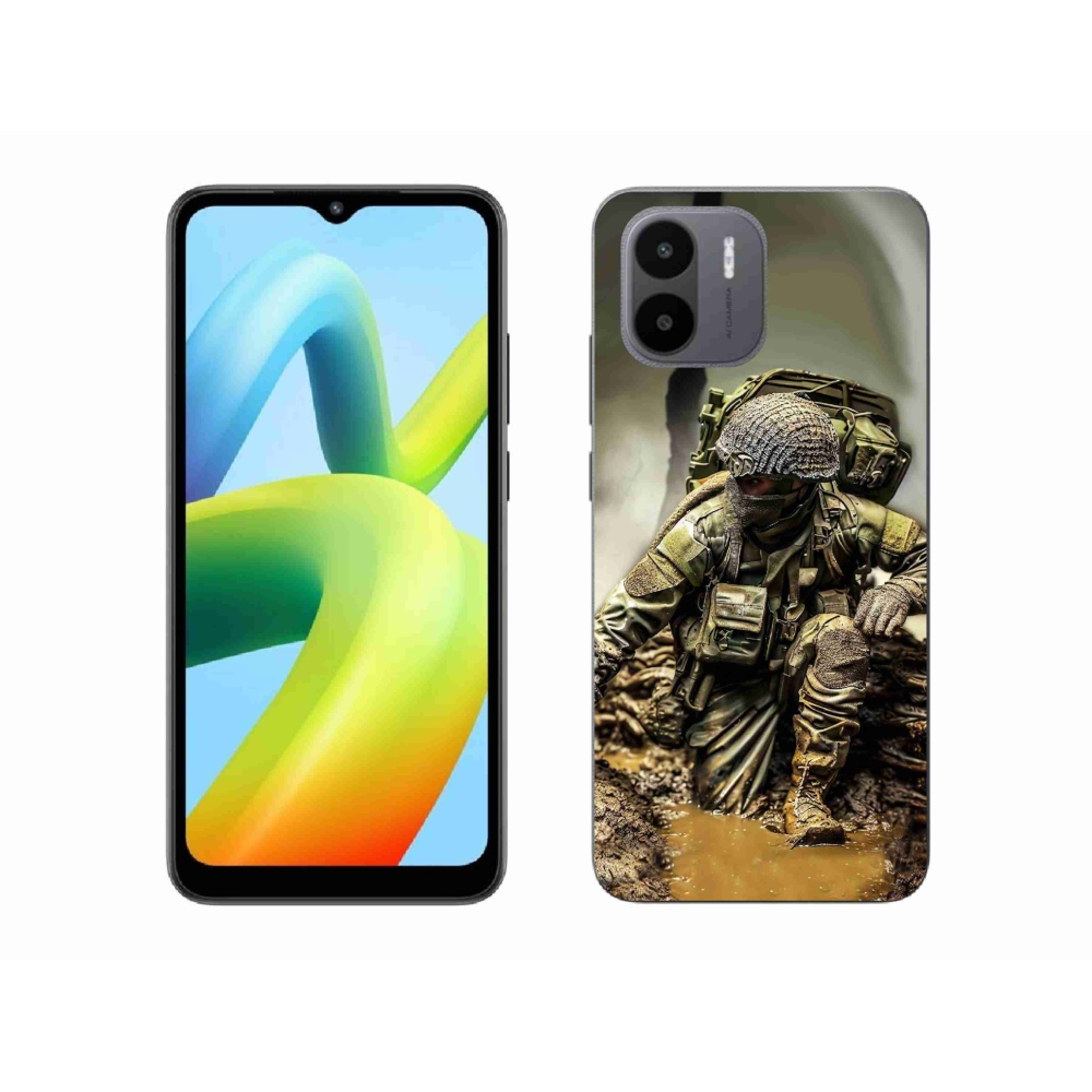 Gelový kryt mmCase na Xiaomi Redmi A1/Redmi A2 - voják