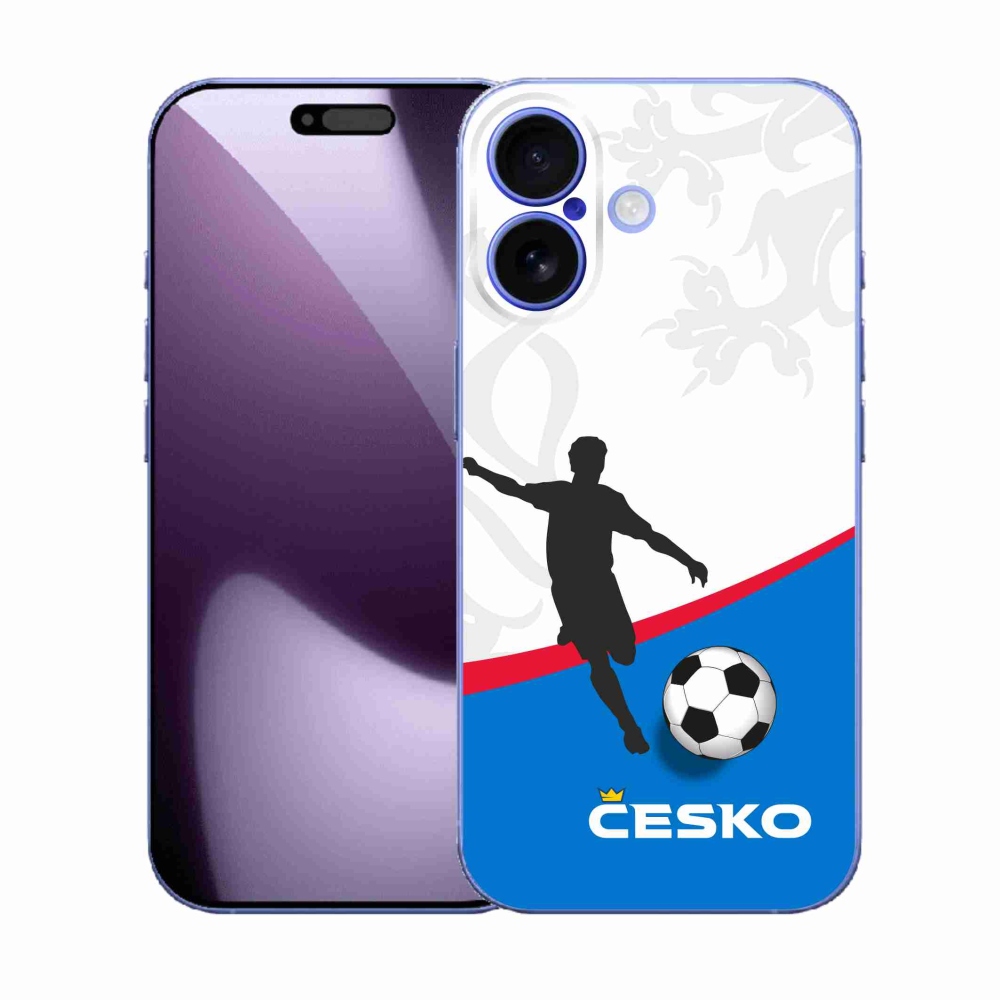 Gelový kryt mmCase na iPhone 17 - fotbal Česko 1