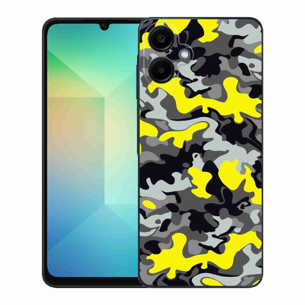 Gelový kryt mmCase na Samsung Galaxy A06 4G - maskáčový vzor 6