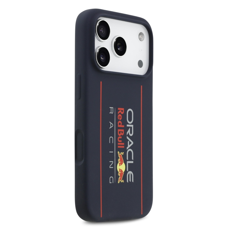 Red Bull Silicone Vertical Logo MagSafe Zadní Kryt pro iPhone 17 Pro Navy