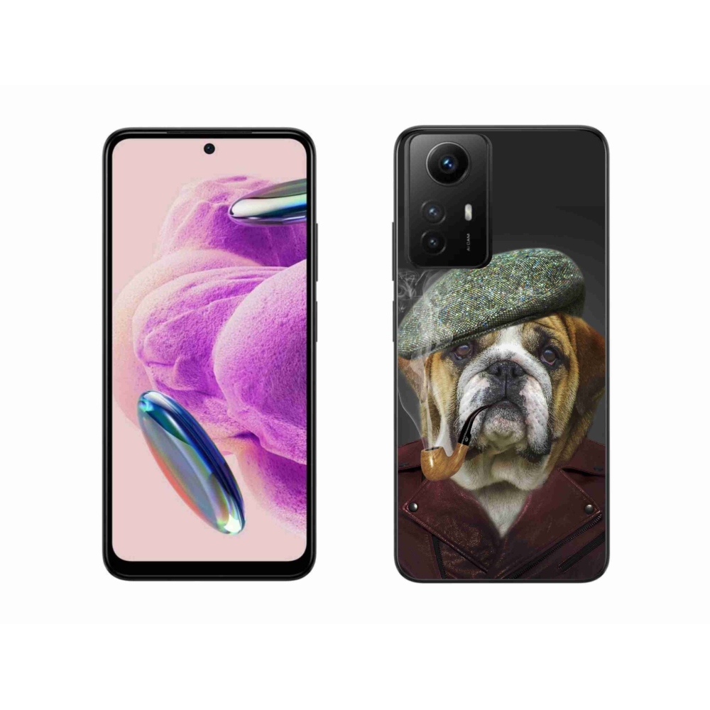 Gelový kryt mmCase na Xiaomi Redmi Note 12S - pes s fajfkou
