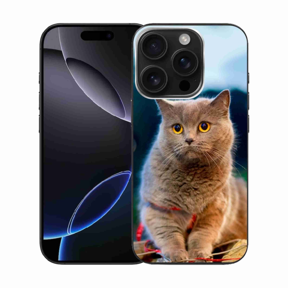 Gelový kryt mmCase na iPhone 16 Pro - britská modrá 2