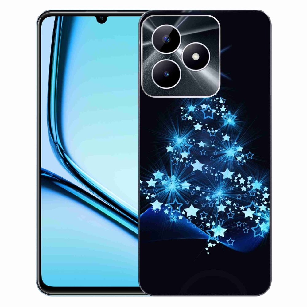 Gelový kryt mmCase na Realme Note 50 - vánoční stromek