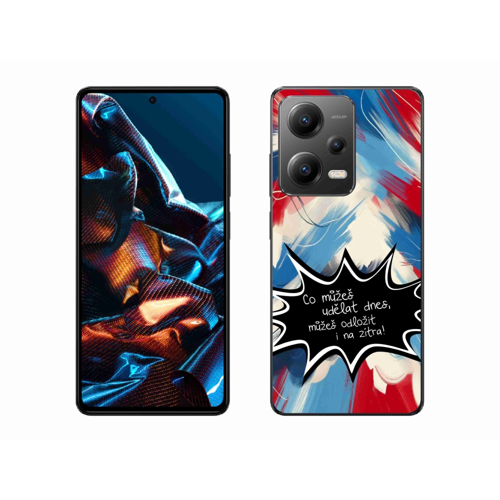 Gelový kryt mmCase na Xiaomi Redmi Note 12 Pro 5G - vtipný text 9 černé pozadí