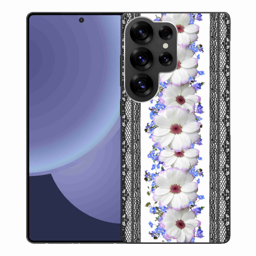 Gelový kryt mmCase na Samsung Galaxy S25 Ultra - květiny 8