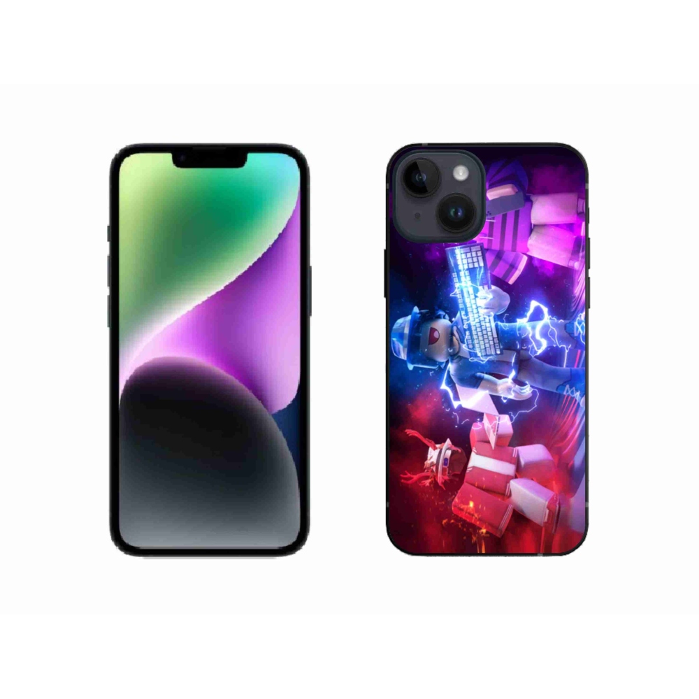 Gelový kryt mmCase na iPhone 14 - roblox