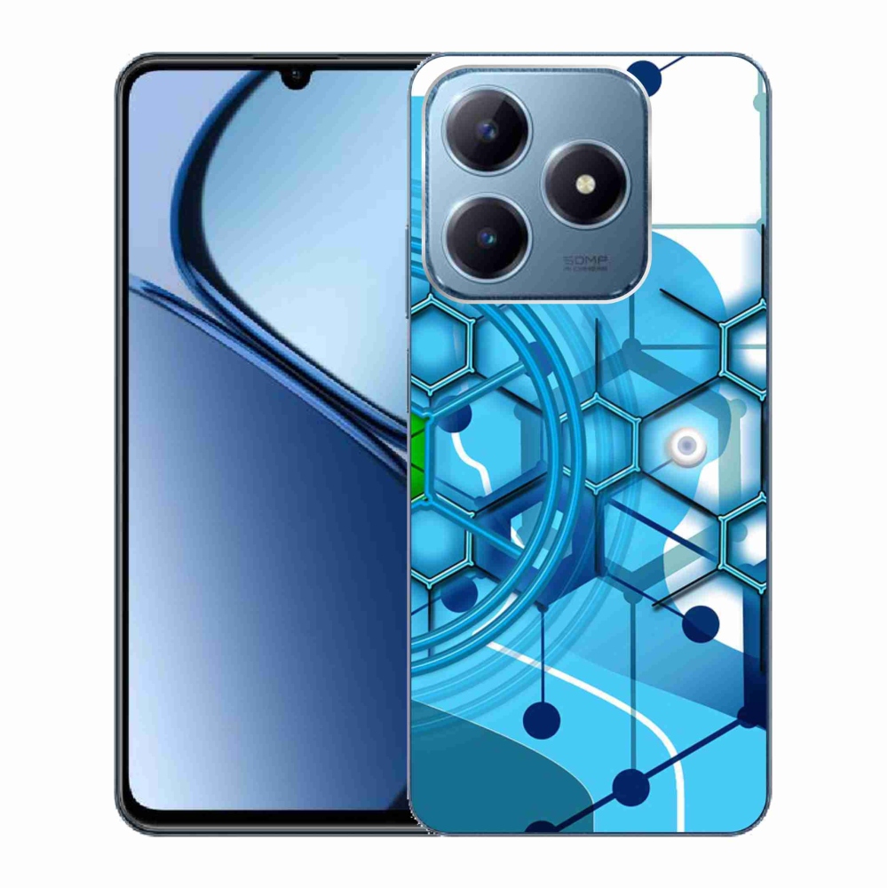 Gelový kryt mmCase na Realme C63 - abstraktní vzor 2