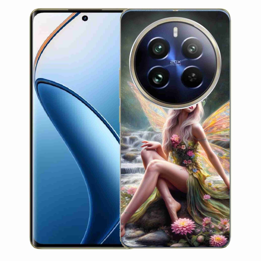 Gelový kryt mmCase na Realme 12 Pro 5G/12 Pro+ 5G - motýlí žena 1