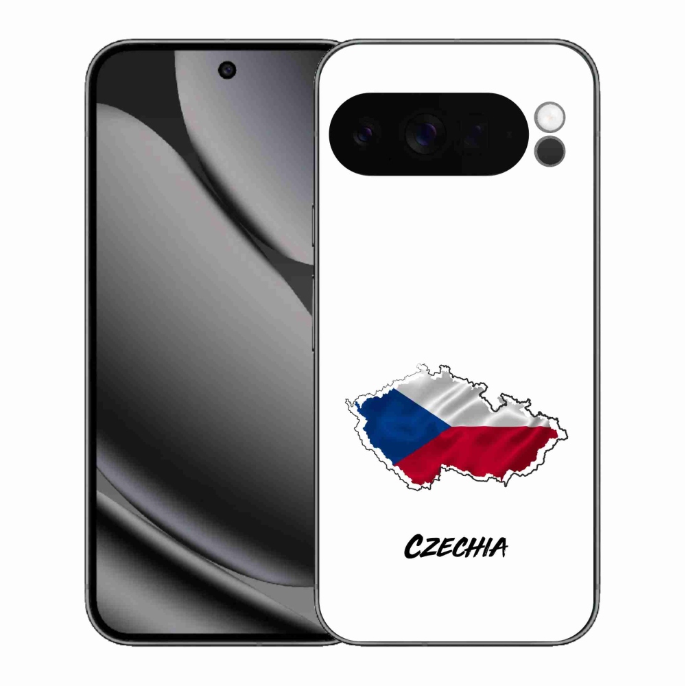 Gelový kryt mmCase na Google Pixel 10 Pro XL - Czechia bílé pozadí