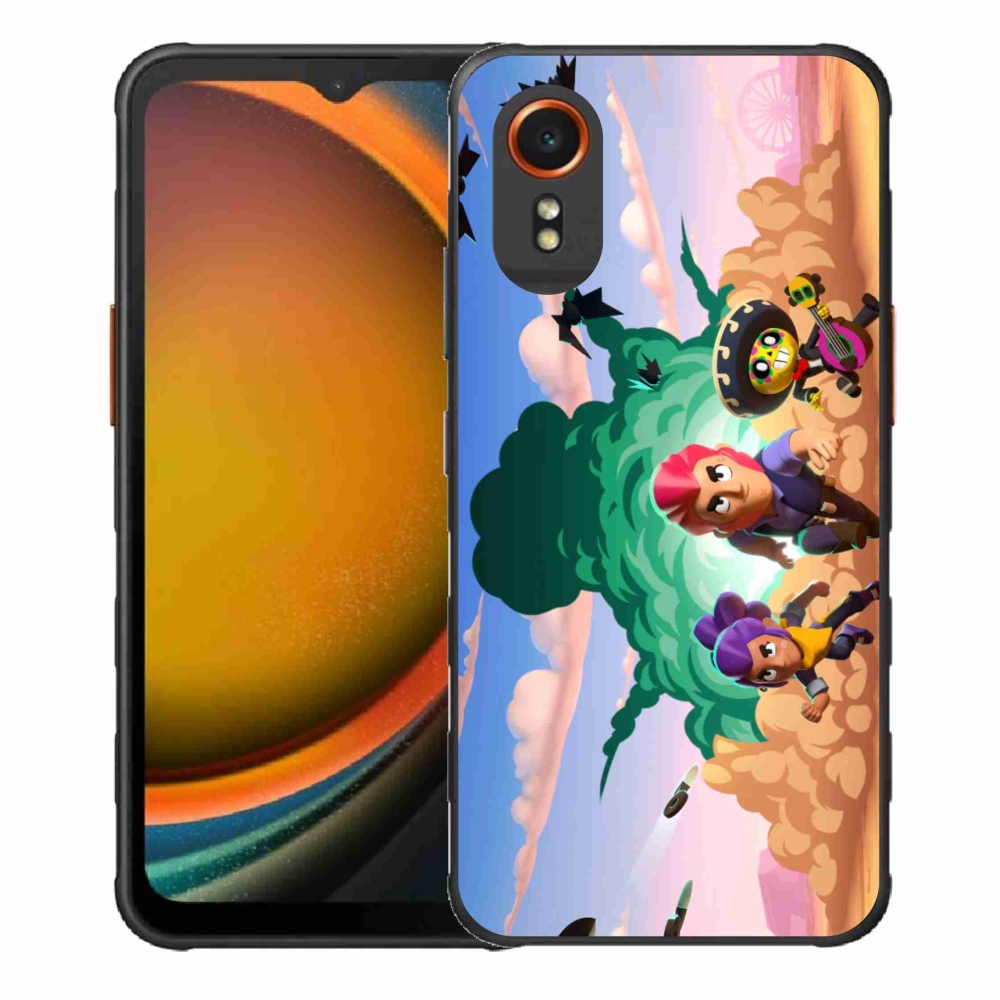 Gelový kryt mmCase na Samsung Galaxy Xcover 7 - brawl stars